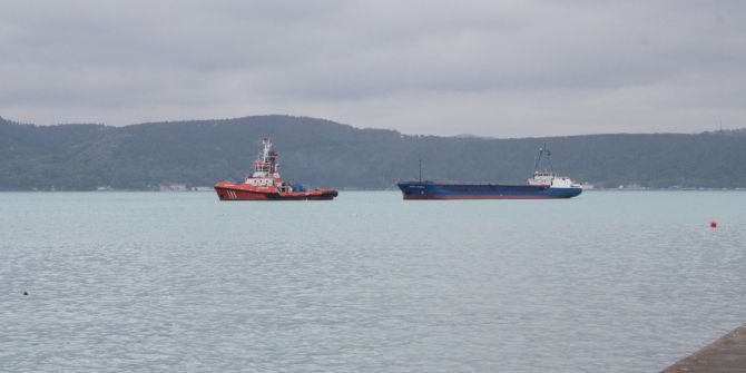 İstanbul Boğazı’ndaki Yük Gemisinde Motor Arızası