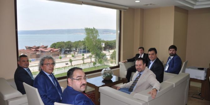 Çanakkale Valisi Tavlı, Genel Sekreter Köklü’yü Ziyaret Etti