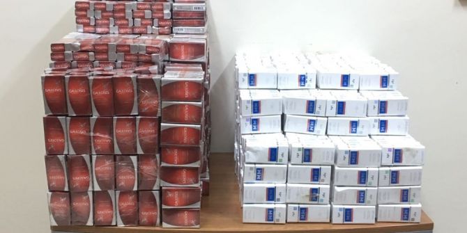 Mardin’de Bin 750 Paket Kaçak Sigara Ele Geçirildi