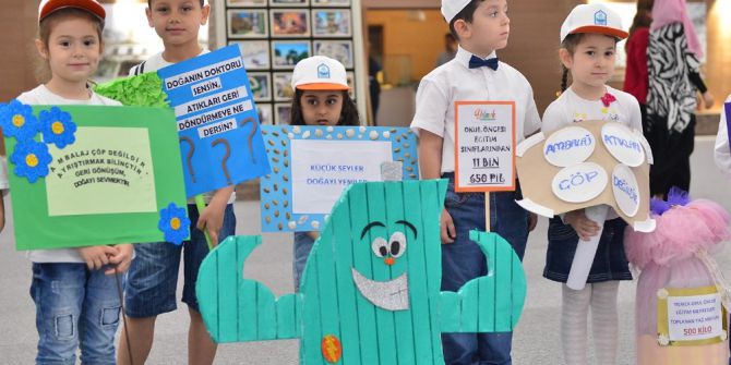 Yıldırımlı Miniklerden ‘Yeşil Dünya, Temiz Çevre’ Mesajı