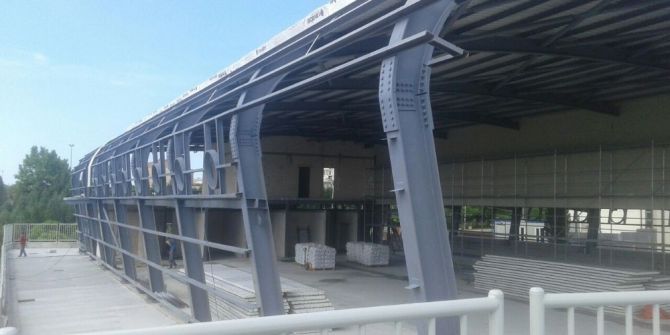 Hasan Tahsin İlkokulu Spor Salonu Şekilleniyor