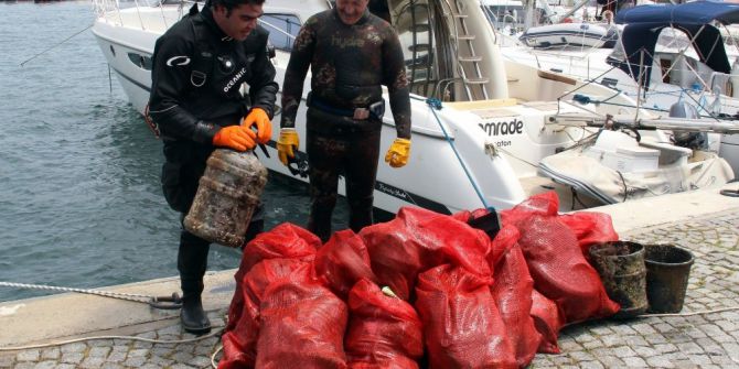 Dalgıçlardan Dünya Çevre Günü’nde Deniz Temizliği