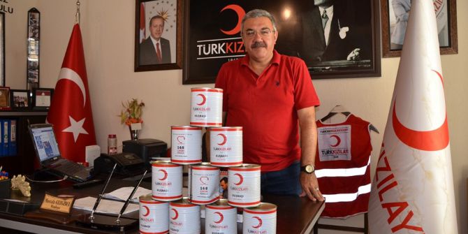 Milas Kızılay’dan İhtiyaç Sahiplerine Et Konserve