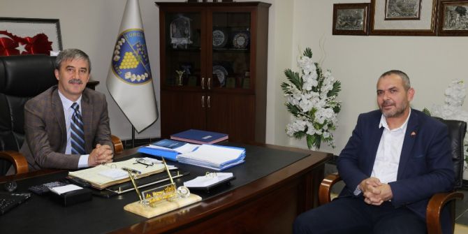 Başkan Şirin Mhp’yi Ağırladı