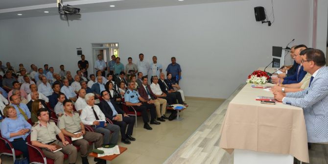 Muğla Valisi Amir Çiçek Milas’ta Muhtarlarla Buluştu