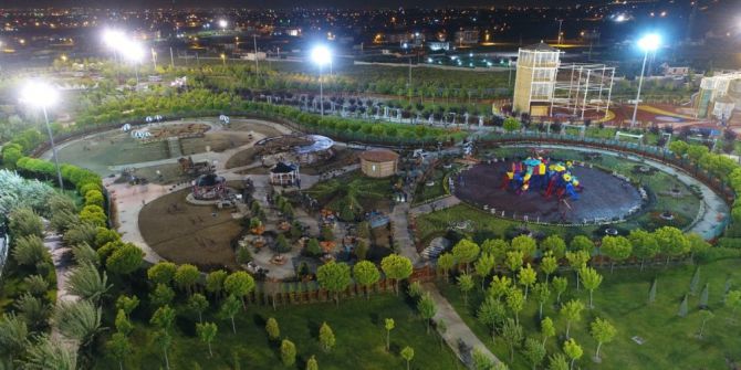 Başkan Altay Çiçek Bahçesindeki Gece Çalışmalarını İnceledi