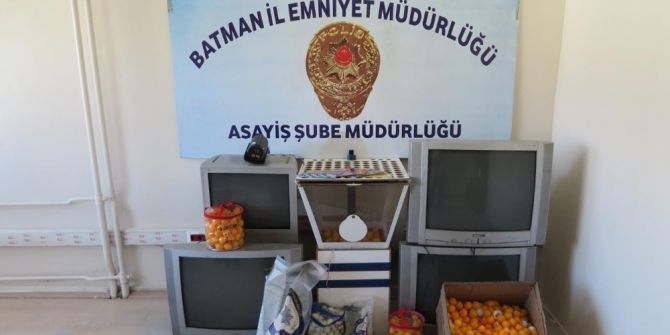 Batman’da Polisten Kumar Baskını