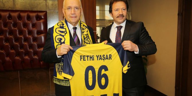 Yenimahalle Belediye Başkanı Yaşar’dan Şampiyon Ankaragücü’ne Destek
