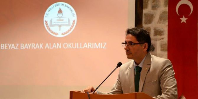 Edirne’de Okullara Beyaz Bayrak Töreni