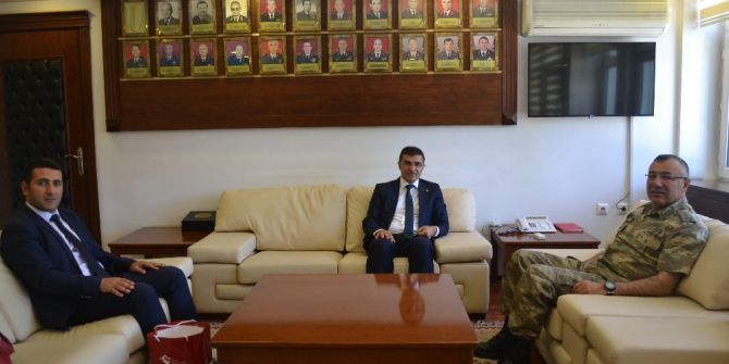 Asp İl Müdürü İlbaş, Jandarma Bölge Komutanı Alpar İle Bir Araya Geldi
