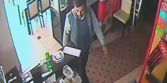 Karaman’da Balık Restoranına Giren Hırsız, Kasada Bulunan Bozuk Paraları Çaldı