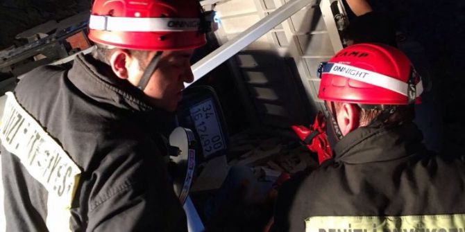 Forkliftin Altında Kalan İşçi Yaralandı