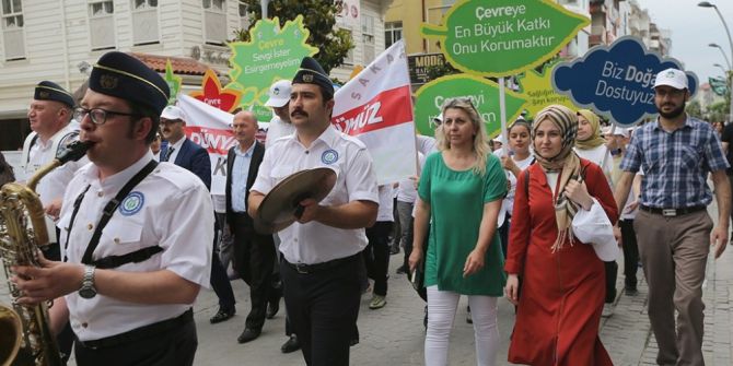 Temiz Bir Çevre İçin Yürüdüler