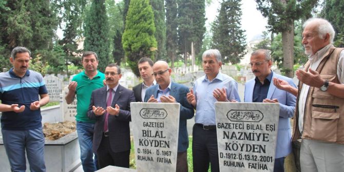 Gazeteci Bilal Köyden Anıldı