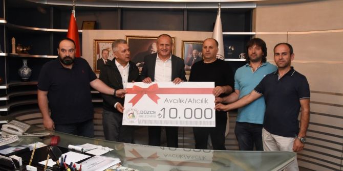 Şampiyon Atıcılardan Başkan Keleş’e Ziyaret