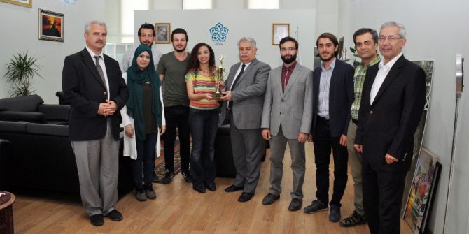 Geleneksel Türk Okçuluğu Federasyonu Başkanı Koç’tan Rektör Şeker’e Ziyaret