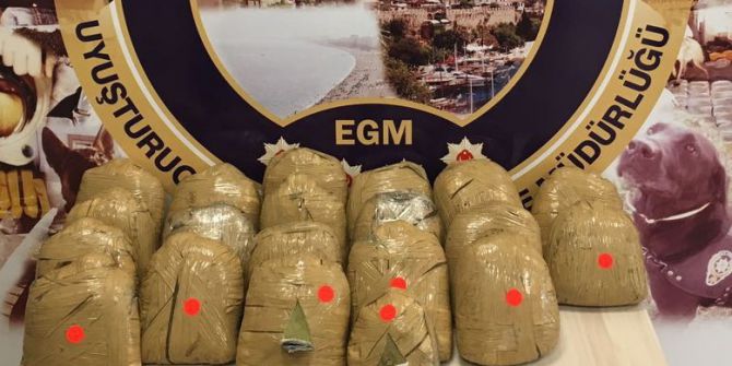 Kamyon Lastiği İçinden 20 Kilo Esrar Çıktı