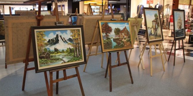 Kozlu Halk Eğitimden Resim Sergisi