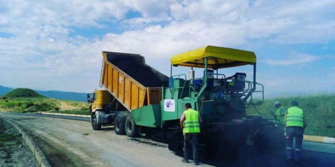 Safranbolu’da Asfalt Çalışmaları