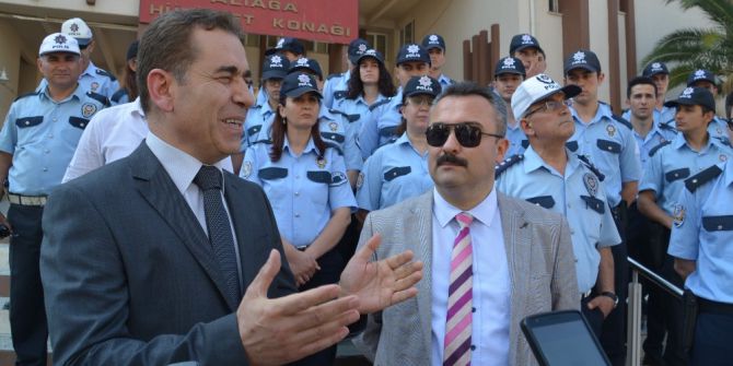 Aliağa’da Kadın Polisler 24 Saat Sokakta