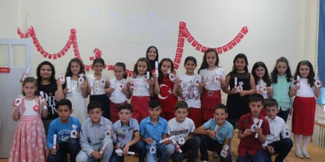 Hisarcık Atatürk İlkokulunda Mezuniyet Töreni