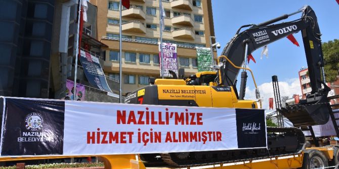 Nazilli Belediyesi Yeni İş Makinesi Aldı