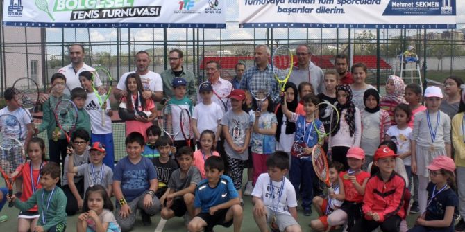Erzurum’da Bölgesel Tenis Turnuvası