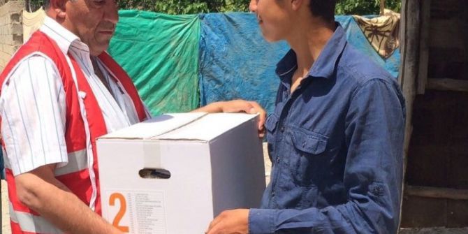 Beşiri Kızılay’dan 300 Aileye Yardım