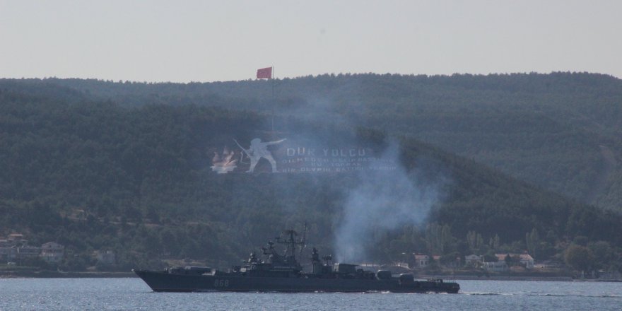 Rus Savaş Gemileri Çanakkale Boğazı’ndan Geçti