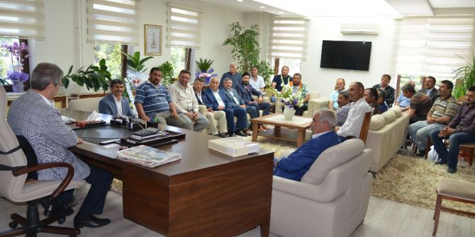 Başkan Akay’a Gemerek Heyetinden Tebrik Ziyareti