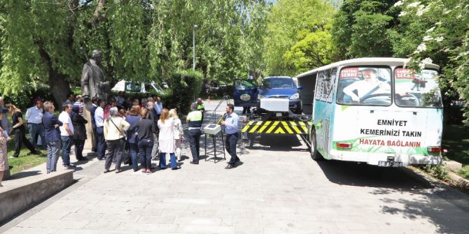 Erü Personeline “Emniyet Kemeri Simülasyon Eğitimi” Verildi