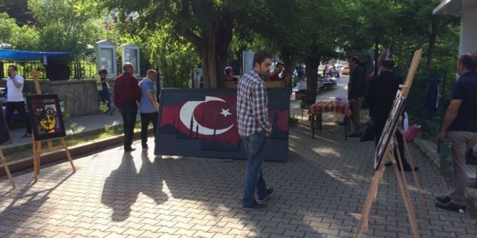 Bingöl’de Zift Ve Mermer Tozu İle Yapılan Eserler Sergilendi