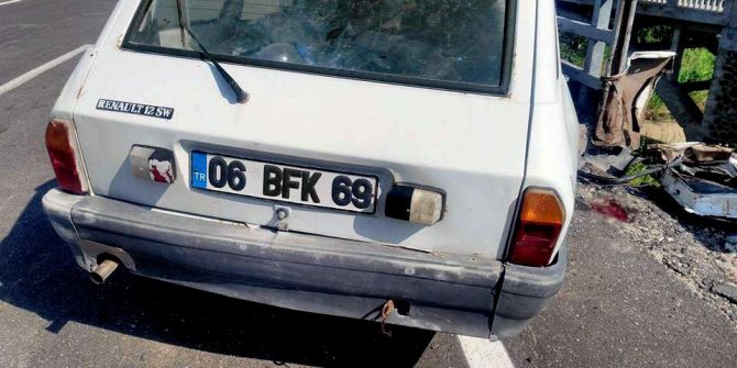 Beypazarı ’Nda Trafik Kazası: 1 Ölü, 1 Yaralı