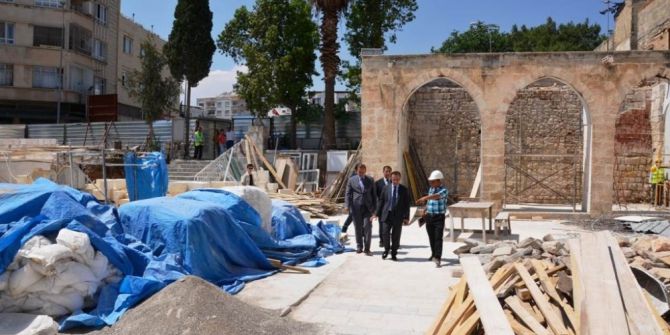Tekye Camii Ve Canpolat Paşa Konağında Restorasyon Çalışmaları Devam Ediyor