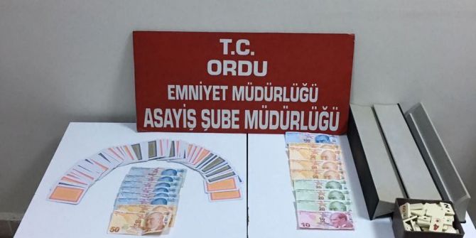 Ordu’da Kumar Oynanan Yerlere Baskın