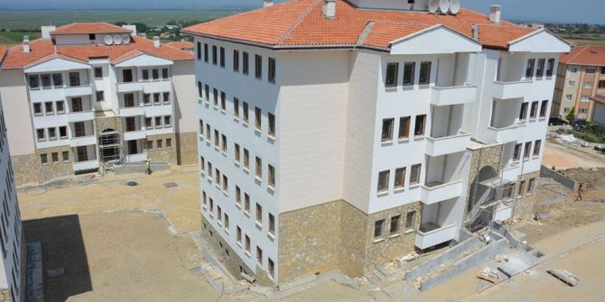 İpsala Toki Konutlarının İnşaatında Sona Gelindi