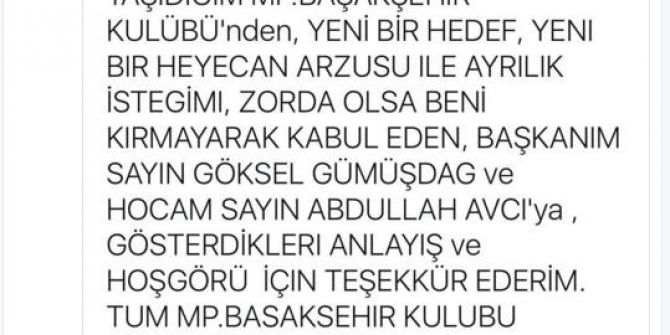 Yalçın Ayhan’dan Ayrılık Açıklaması