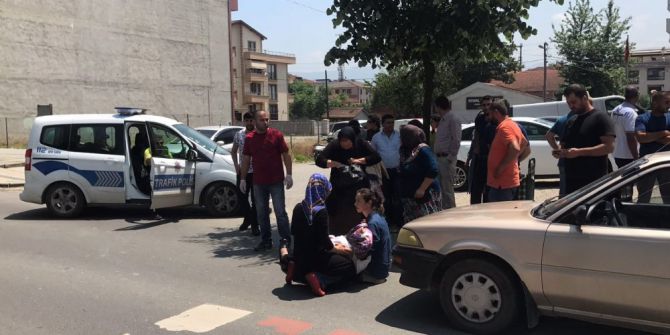 Düzce’de Trafik Kazası 1 Yaralı