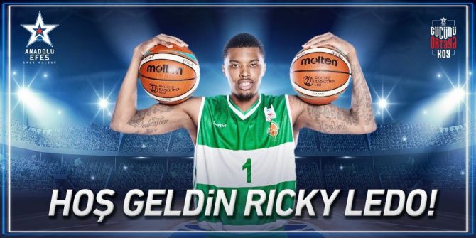 Anadolu Efes, Ricky Ledo’yu Kadrosuna Kattı