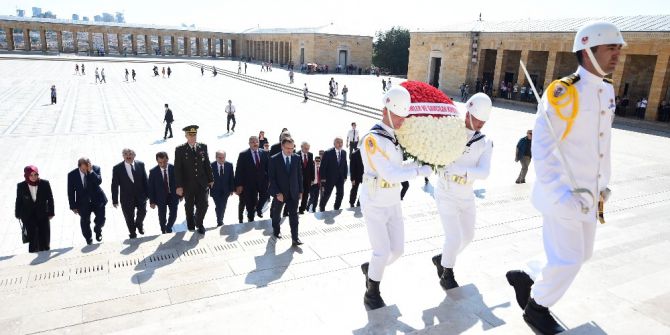Hakimler Ve Savcılar Kurulu Üyeleri Anıtkabir’i Ziyaret Etti