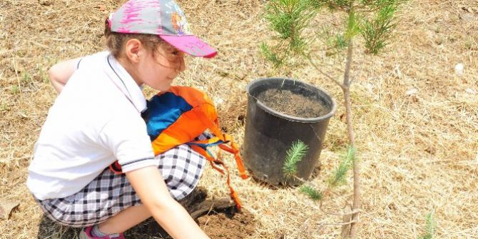 Çocuklardan Fidanlara En Anlamlı Can Suyu