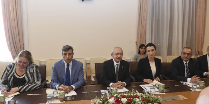 Chp Genel Başkanı Kılıçdaroğlu Agitpa Üyeleri İle Görüştü