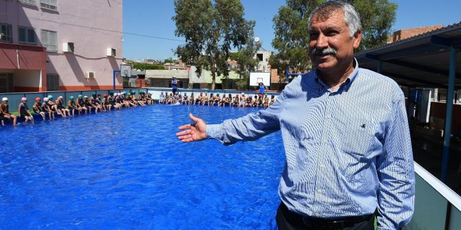 Seyhan Belediyesi’nden Portatif Yüzme Havuzu