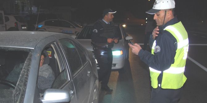 Mut’ta Sürücülere Sıkı Denetim