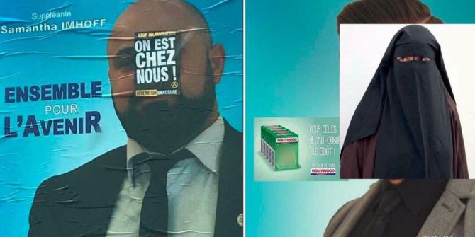 Fransa’da Türkler’in Afişlerine Çirkin Saldırı