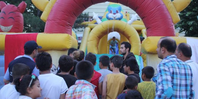 Çocuklar Oyun Parkı İle Doyasıya Eğlendi