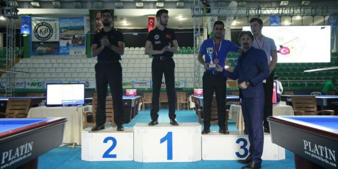 Diyarbakırlı Bilardocu Üçüncü Oldu