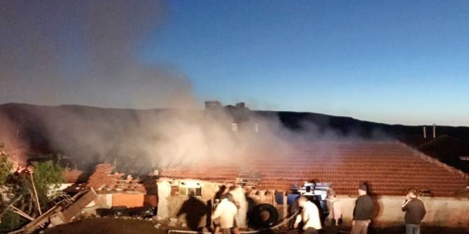 Sungurlu’da Yangın