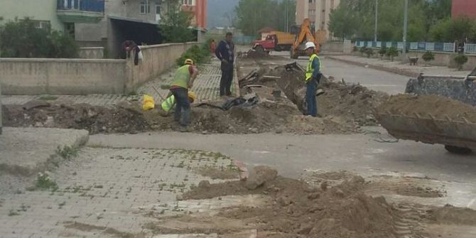 Pasinler’de Doğalgaz Şebekesi Kazı Çalışmaları Başladı