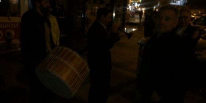 Erzurum’da Eğlenceli Sahur